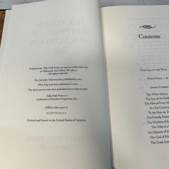 Yukon Writings Call of Jack London Wild White Fang Short Stories 1st Ed HC Book - Picture 8 of 12